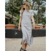 Carly Dress - Gris chiné