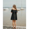 Bardot Dress - Noir