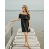 Bardot Dress - Noir