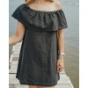 Bardot Dress - Noir