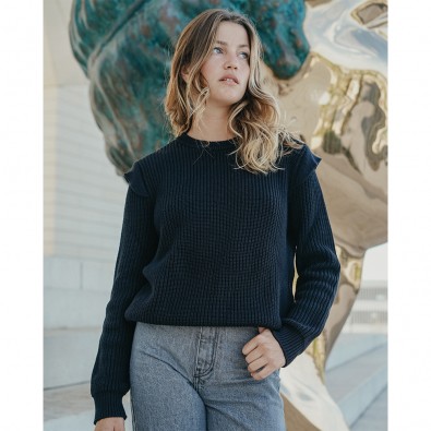 Pull en maille online noir